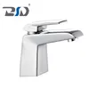 Brass Basin Mixer Chrome Single Handle Bathroom Deck-Mounted Water Faucet