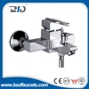 Brass Chrome Bathroom Bathtub Shower Faucet Single Handle Wall Mounted