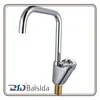 Brass Hot Cold Water Chrome Deck Mounted Kitchen Mixer Faucet