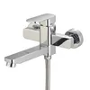 Brass Single Lever Bathroom Faucet Sanitary Fitting with Swiveling Spout