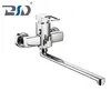 Ceramic Divertor Long Brass Spout Bath Shower Faucet