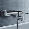 Chrome Plated Wall Mounted Bathroom Bath Shower Faucet