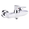 Chrome Single Lever White Printing Bathroom Shower Faucet