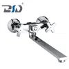 Chrome Wall Mounted Brass Bath Tub Shower Faucet