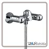 Chrome Wall Mounted Dual Handles Brass Bath Shower Faucet Mixer