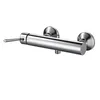Chromed Wall Mounted Stem Handle Bath Shower Faucet
