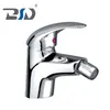 Deck Mounted Chromed Bathroom Brass Bidet Faucet with Single Handle