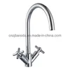 Deck Mounted Dual Handle Kitchen Faucets for UK Market