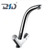 Deck Mounted Dual Handles Chrome Brass Kitchen Faucets Sink Faucet