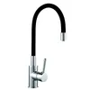 Deck Mounted Flexible Movable Color Silicone Outer Pipe Kitchen Water Faucet