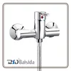 Economic Brass Chrome Wall Mounted Bathroom Shower Faucet Single Handle