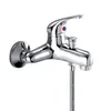 Economical Brass Single Lever Massage Bathtub Mixer Chrome Tap