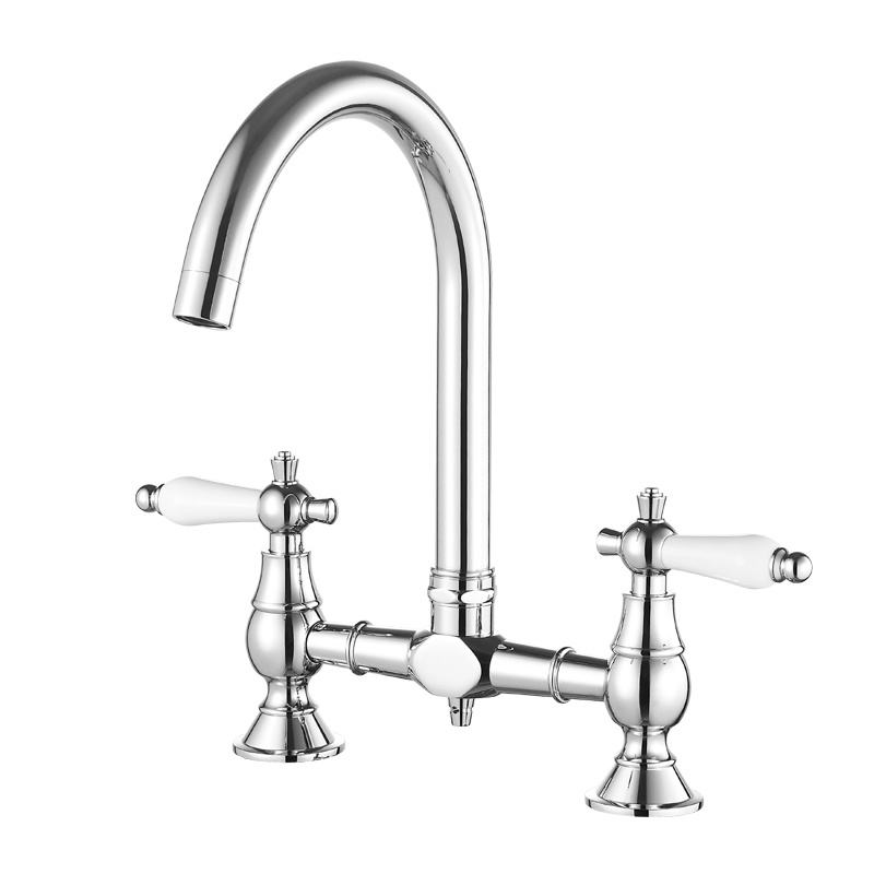 1/2 BSP Connection British Style Bridge Sink Mixer