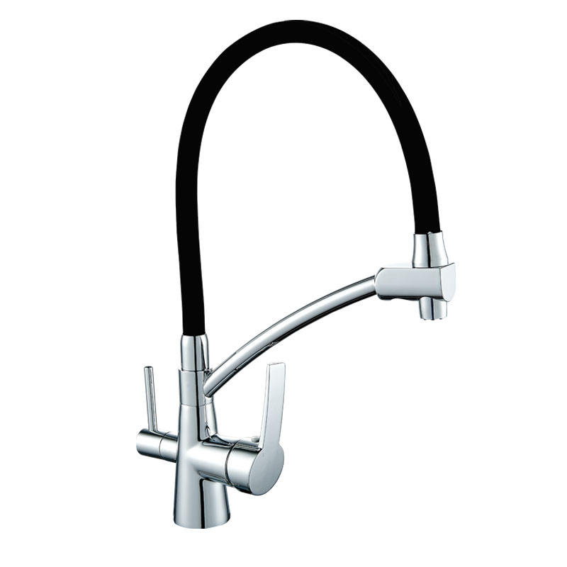 Osmosis Drinking Water Tri Flow Kitchen Faucet Pull Out 3 Way Water Filter Tap
