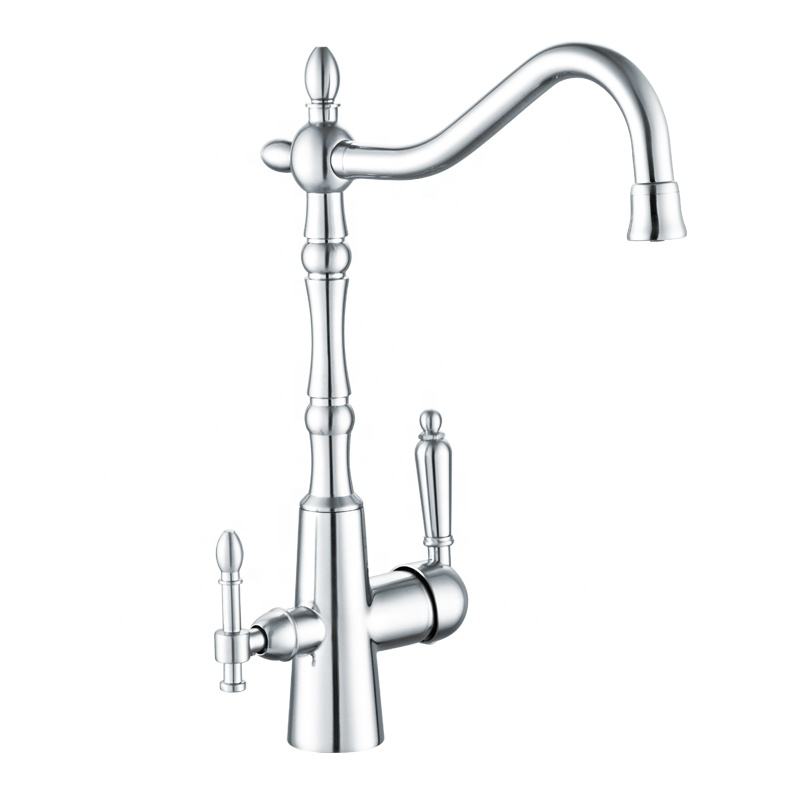 Chrome Plated Brass 3 Way Purify Drinking Water Kitchen Faucet
