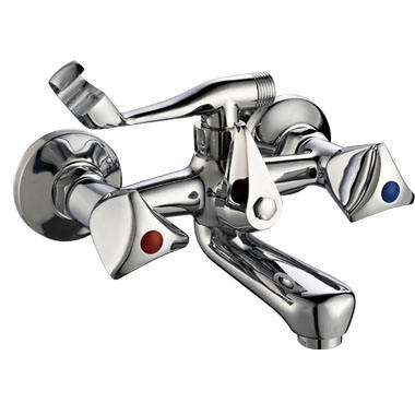 Zinc Handle Wall Mounted Traditional Shower Classic Economic Bath Mixer Bath Faucet