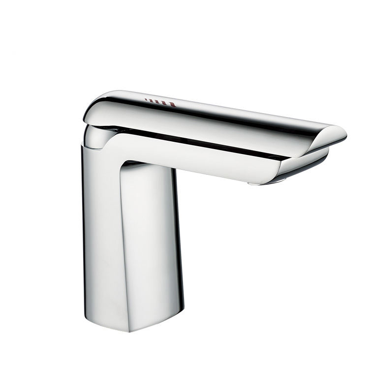 Single Handle Single Hole Long Lever Chrome Plated Brass Basin Faucet Mixer