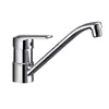 High Neck Deck Mount Bathroom Sink Faucet