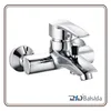 Hot Cold Brass Chrome Wall Mounted Bath Shower Mixer Faucet