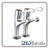 Hot & Cold Commercial Basin Sink Taps Pillar Lever Taps