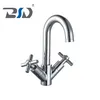 Hot Sale Cross Dual Handle Popular Design Brass Basin Faucet Cheap Price