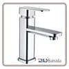 Modern Brass Chrome Deck Mounted Single Lever Basin Mixer Faucet