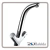 Modern Sink H&C Mix Tap Double Lever Chrome Kitchen Faucet