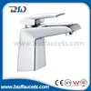 Polished Chrome Brass Single Handle Waterfall Basin Faucet