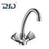 Polished Chrome Deck Mounted Economical Two Handle Cheap Kitchen Faucet