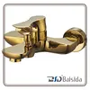 Save Water Bathroom Brass Bath Faucet Gold Plated Bath Faucet