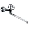 Single Handle Wall Mounted Kitchen Faucet with Long Spout