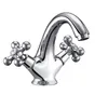 Single Lever Deck Mounted Brass Basin Faucet