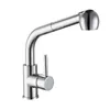 Swivel Spout Single Handle Pull out Sink Faucet with Sprayer