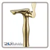 Tall Bathroom Brass Basin Mixer Tap Chromed Golden Sink Faucet